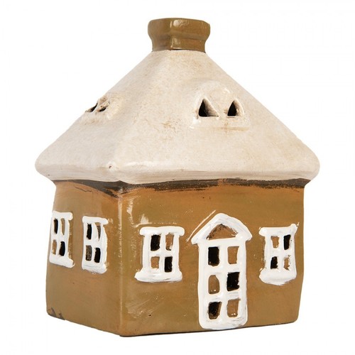 Haus keramik glasiert - haus,