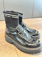 Sock Loafers aus Lackleder – kaum getragen, Gr. 36