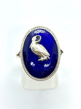 Antiker Pelikan Vogel-Ring