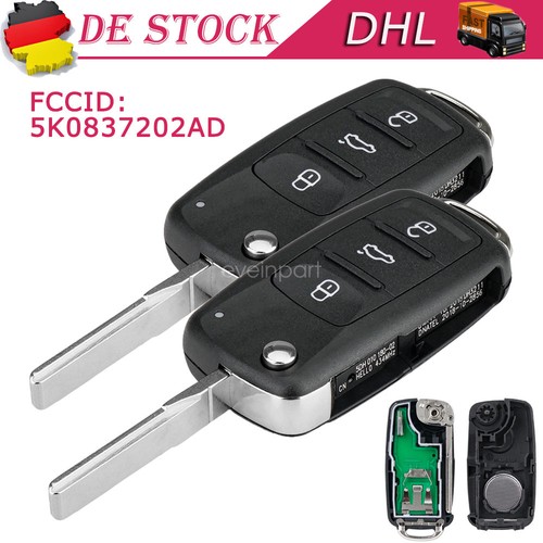 Funk schlüssel 5k0837202ad - 2x,