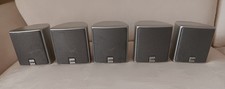 5x 2-Wege Canton CX Satelliten Lautsprecher  Heimkino  max. 100 Watt  silber
