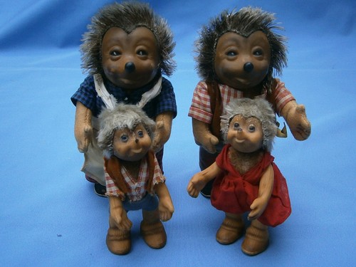 Steiff mecki familie - , mecki-familie
