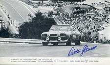 Dieter Glemser & Alex Soler-Roig Ford Capri RS 2600 24h Spa 1971 Top Karte 13x21