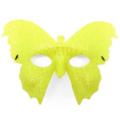 Gelbe schmetterling augenmaske - gelbe,