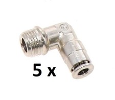 5 x Push Fit Metallverbinder