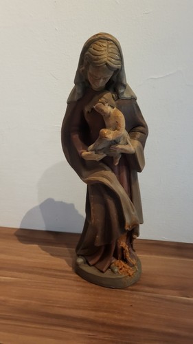 Sakrale wachsfigur einer - sakrale,