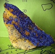 Azurit + Malachit Edelstein Mineralien Stufe / Matrix aus Sammlung Konvolut