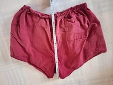 DDR Turnhose Sporthose rot gr.7  VEB Großröhrsdorf kein innen Slip 