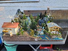 Sehr schönes Diorama H0 mit Plexiglas Abdeckung