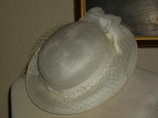 HOCHZEITHUT Damen Hut Weiß