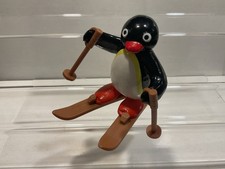 Pingu Pinguin Bully Figur 1990 Bullyland nach den Cartoons: Pingu fährt Ski