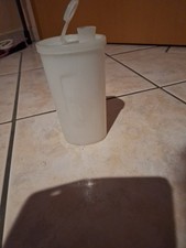 Tupperware Trinkbecher Dressing Flasche 500ml Deckel Verschluß Trinköffnung oval