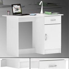 Schreibtisch WEISS 126 Computertisch PC-Tisch Kinderschreibtisch Kinderzimmer