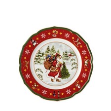 Hutschenreuther Happy Wintertime Red Teller flach 22 cm Weihnachtsgeschirr