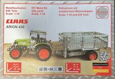 Tronico 1:16 Metallbaukasten 10099 ,,Claas Arion 430 mit Anhänger,, Neu in OVP