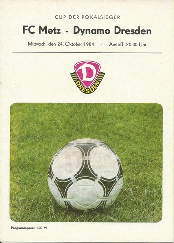 1984 dynamo dresden - ec, –