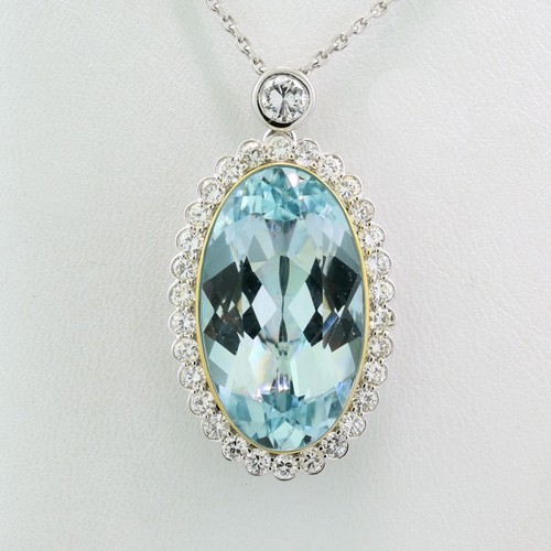 Carat aquamarin brillant - 21,98,
