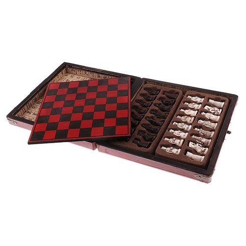 Antikes tragbares schachset - antikes,