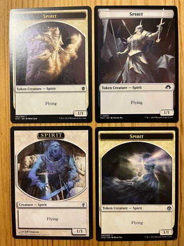 Mtg magic spirit token - 4x,
