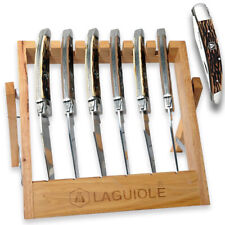 6er Set Laguiole Taschenmesser Seignosse Klappmesser Jagdmesser Messer 