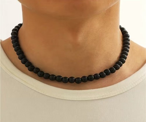 Perlenkette für männer - perlenkette,
