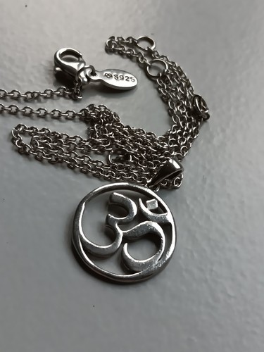 Goa silberkette - om,
