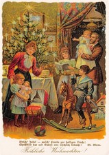 Postkarte Nachdruck, Familie