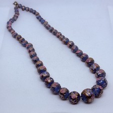 Murano Kette Wedding Cake Blau