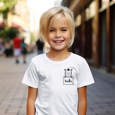 Hallo süße Giraffe in Tasche