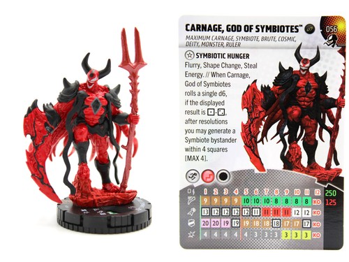 Heroclix 056 carnage god - heroclix, #056