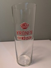 Ganser Kronen Kölsch 0,2 L, Glas, Vintage 