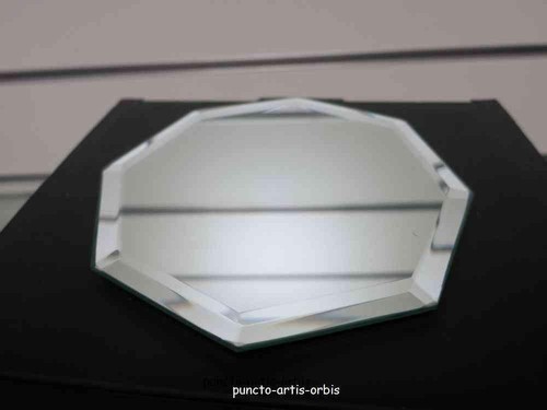 Spiegeluntersetzer 12 cm - x,