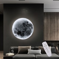 Mond wandlampe led - mond, modern