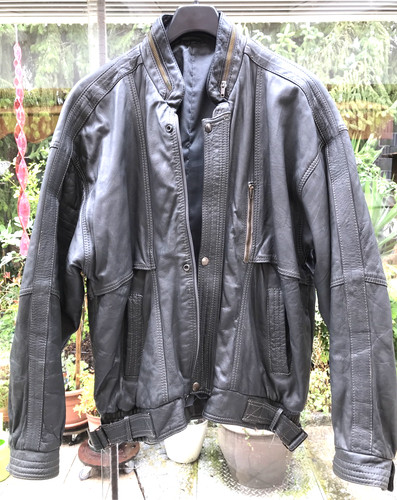 Shabby herren leder jacke - leder,