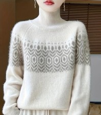 100% Wolle Pullover Damen