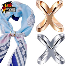 Damen Schal Clip Ring Halstuch