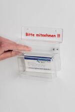 Visitenkartenhalter mit Deckel,wetterfest,Visitenkartenbox,Visitenkarten,Outdoor