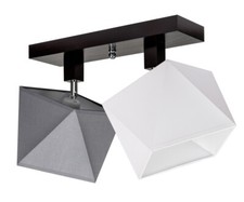 Decken Lampe schwarz grau