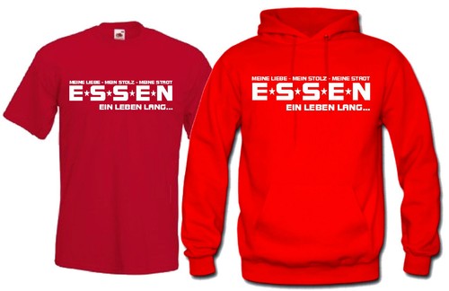 Shirt kapuzensweat essen - kapuzensweat,