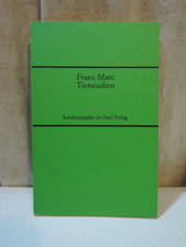 Franz Marc Tierstudien 36 Handzeichnungen Insel-Verlag 1953