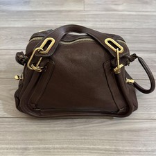 Chloe Paraty Handtasche Leder Braun
