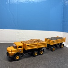 Kibri 14026 MB Rundhauber MEILLER Kipperzug, Spur H0 Beladen