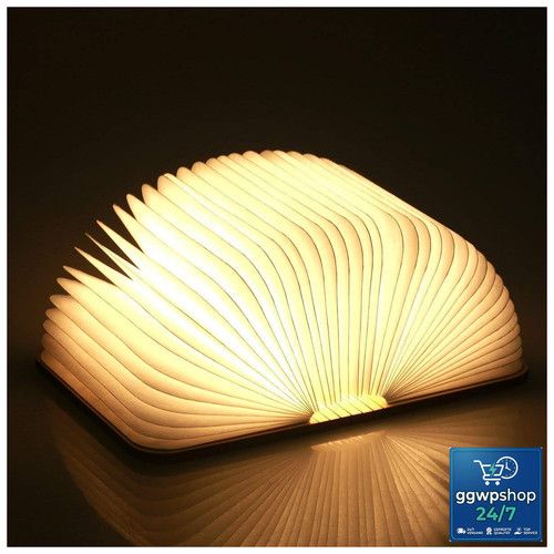 Buchlampe holz faltend - buchlampe,