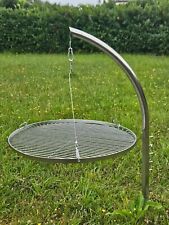 Grillgalgen Schwenker Grillgestell 35mm Rohr aus Edelstahl  T210 mit 60 cm Rost