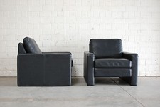 COR CONSETA LEDERSESSEL SESSEL 1 (2) schwarz /anthrazit 