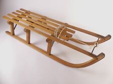 Rodelschlitten Holzschlitten Schnee Rodel Schlitten 110 cm