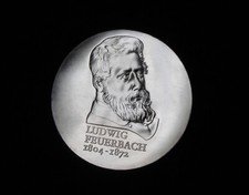 Gedenkmünze 10 Mark DDR 1979 Ludwig Feuerbach Silber
