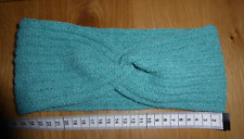 Stirnband gehäkelt, türkis, Handarbeit; neu