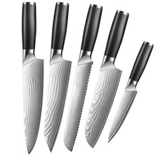 5-teilig Damast Küchenmesser