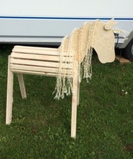 Voltigierpferd, Holzpferd